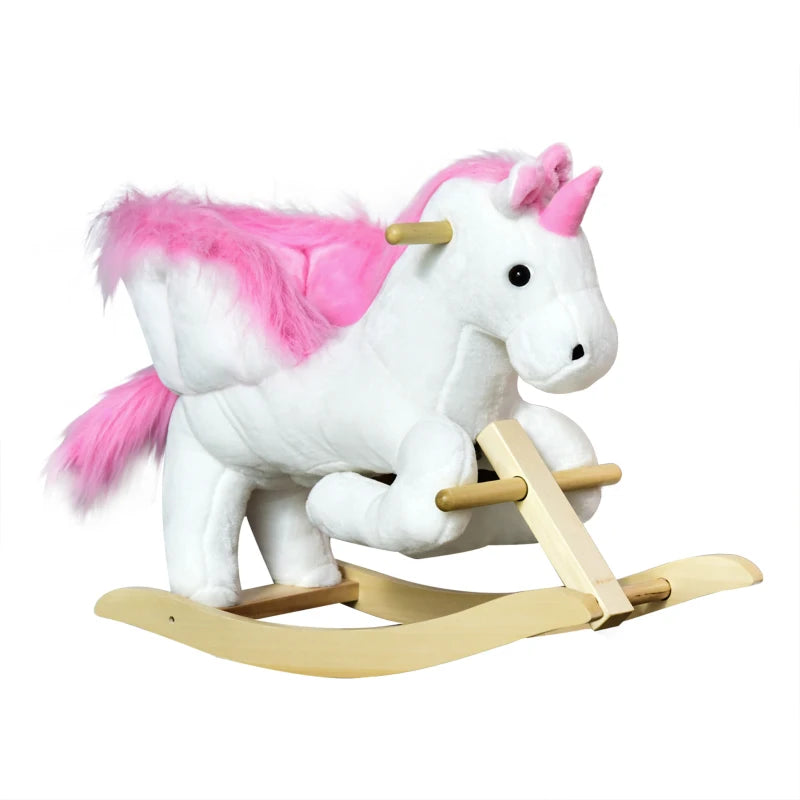 Cavallo a Dondolo a Forma di Unicorno (SU ORDINAZIONE)