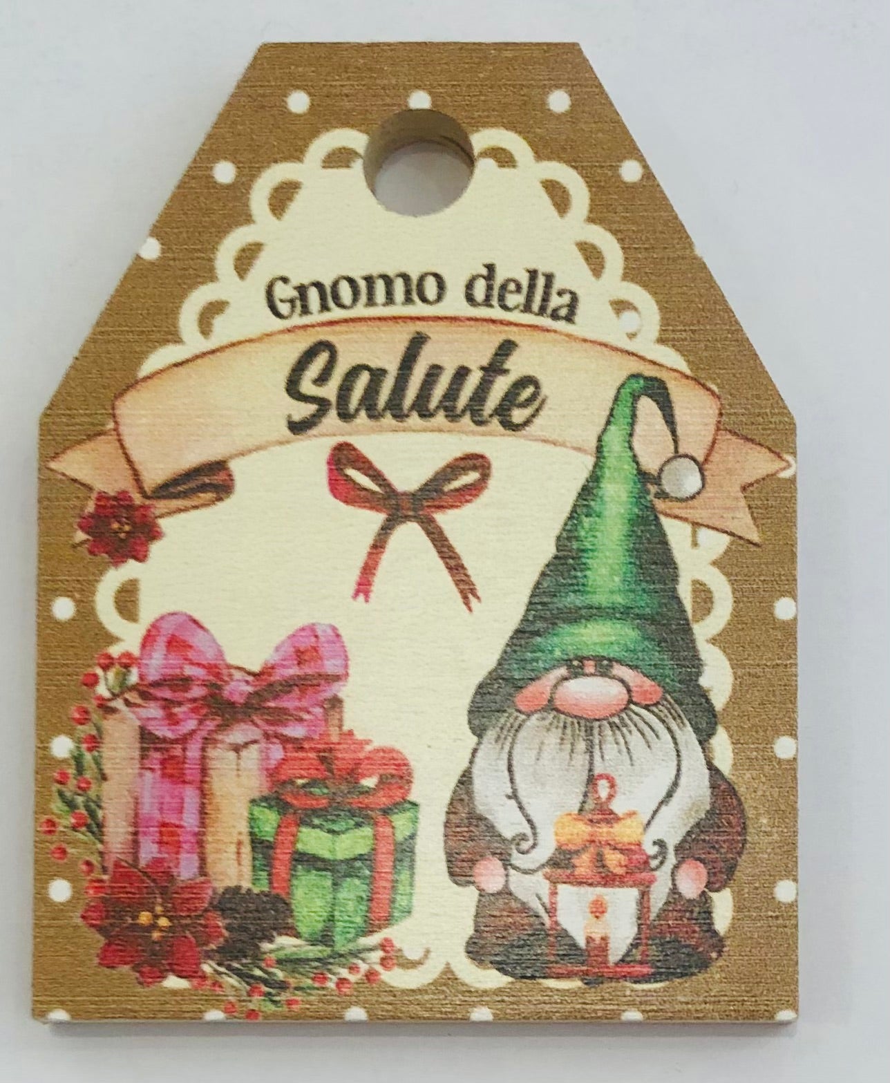 targhette in legno gnomi