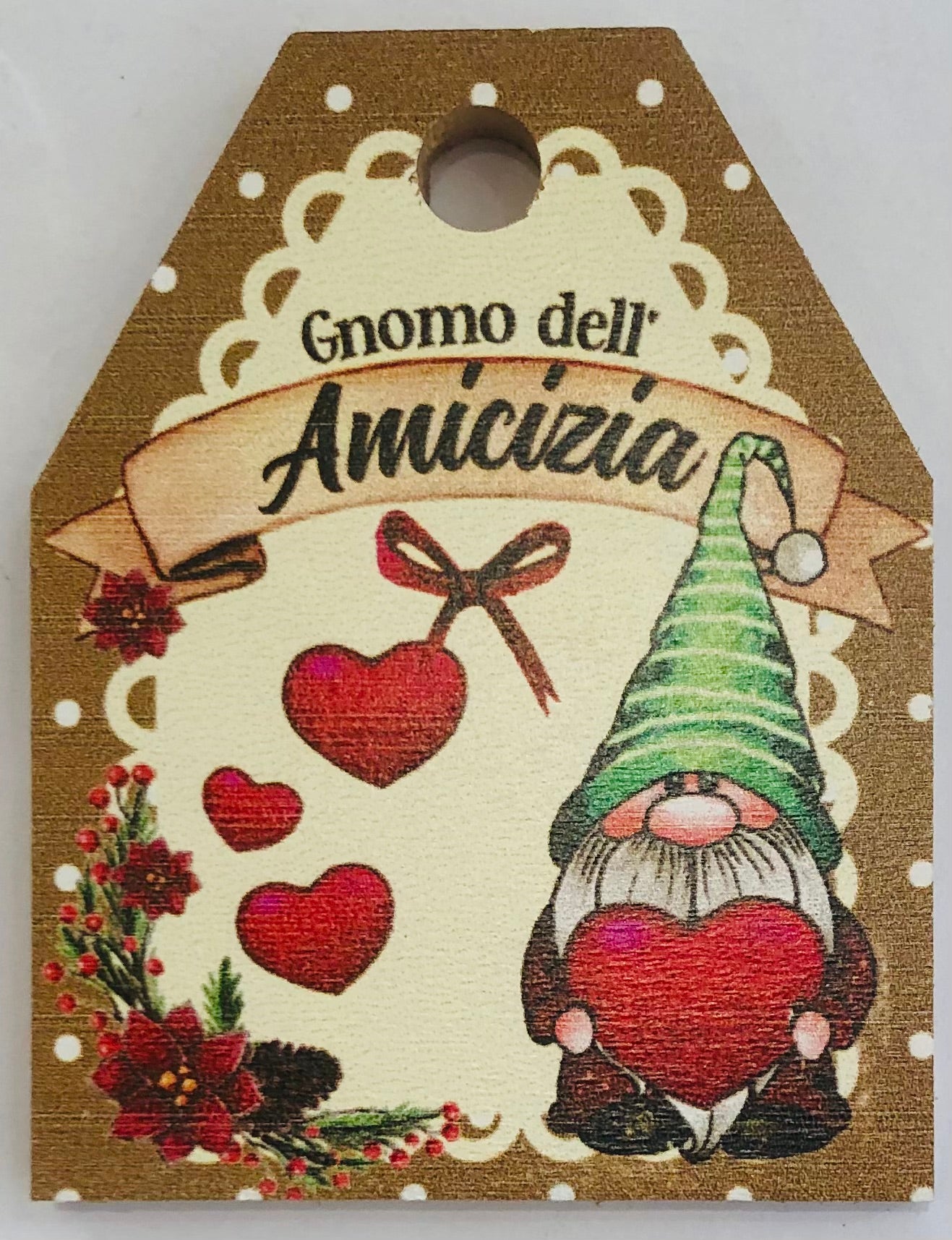 targhette in legno gnomi