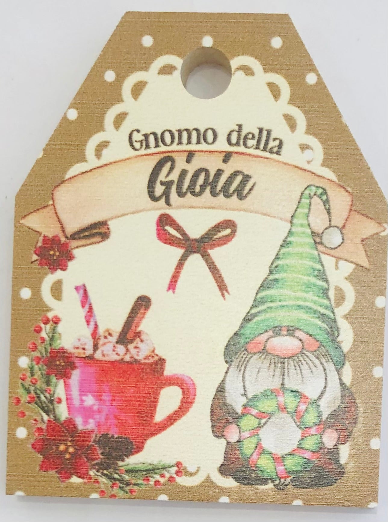 targhette in legno gnomi