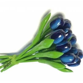 mazzi composti da 9 tulipani in legno 35cm (SU ORDINAZIONE)