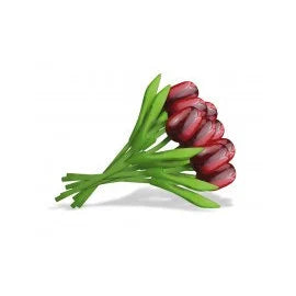 mazzi composti da 9 tulipani in legno 35cm (SU ORDINAZIONE)