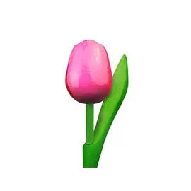tulipani in legno singoli cm 20