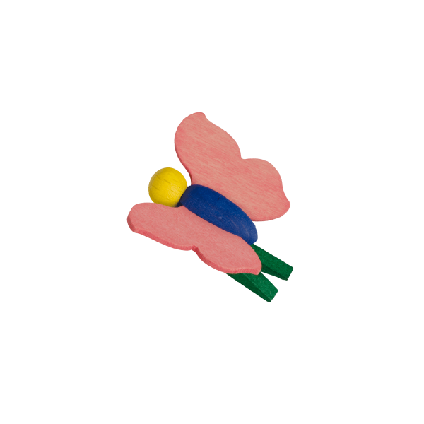 Schmetterlinge mit Wäscheklammer