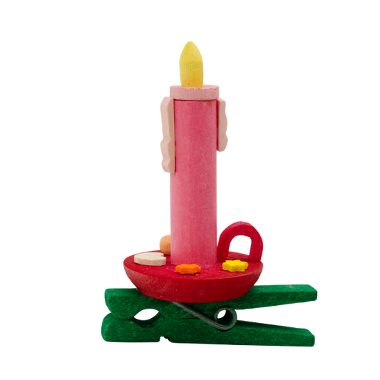 addobbi candele con molletta