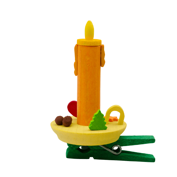 addobbi candele con molletta