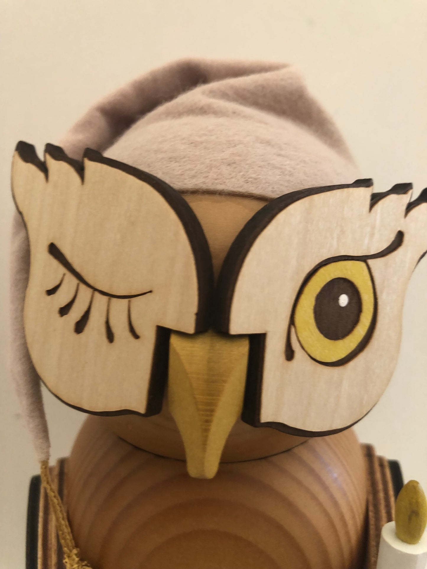 Eulen-Räucherstäbchenhalter