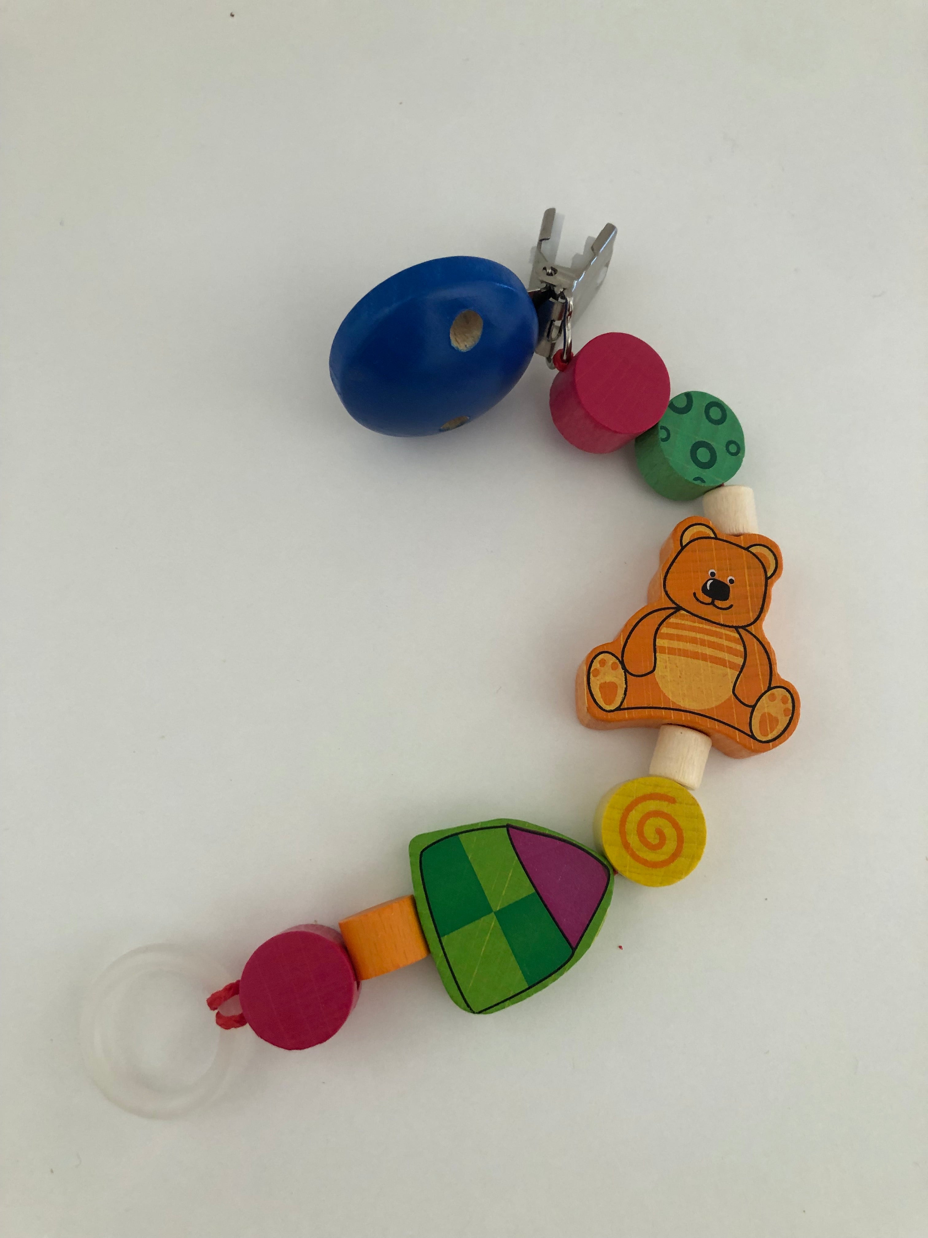 Catenella Portaciuccio con Nome, Catenina Porta Ciuccio Personalizzata Catenella Portaciuccio con Nome, Catenina Porta Ciuccio Personalizzata