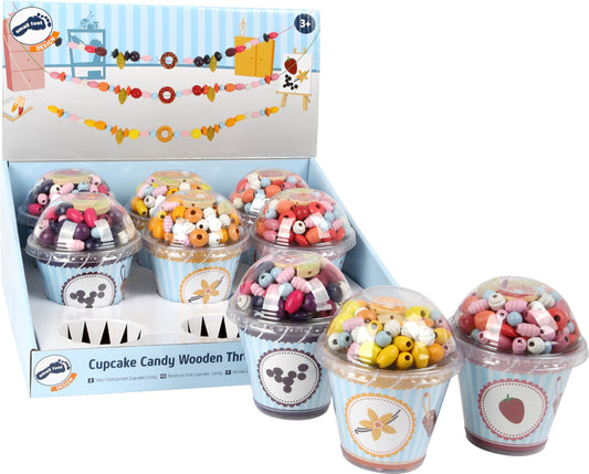 Display perline in legno Cupcake Candy