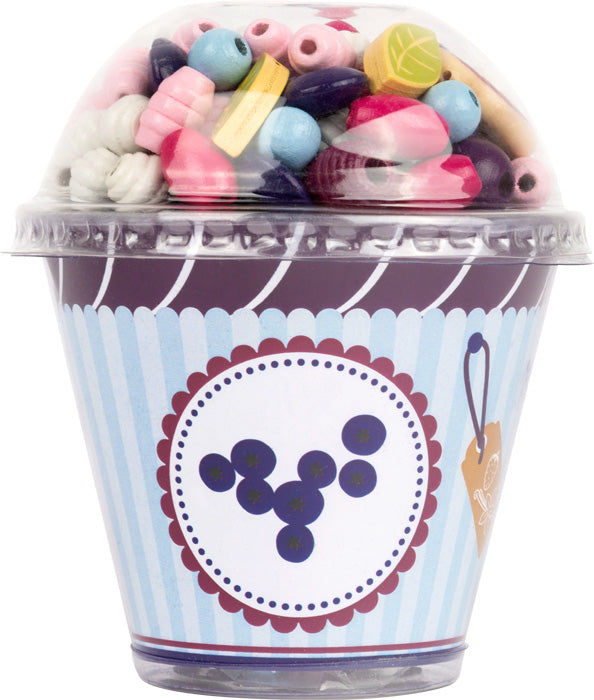 Display perline in legno Cupcake Candy