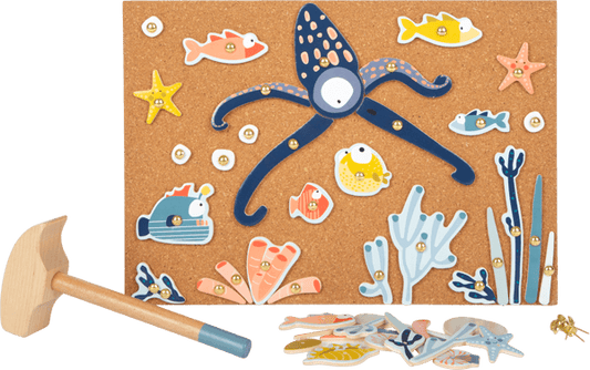 Gioco con martelletto Vita marina