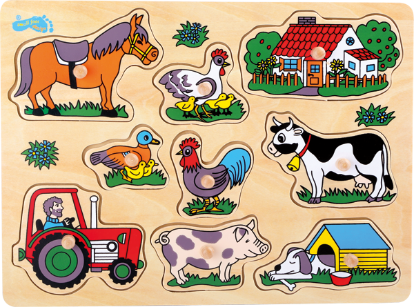 Puzzle ad incastro Fattoria