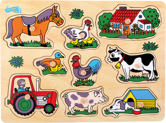 Puzzle ad incastro Fattoria
