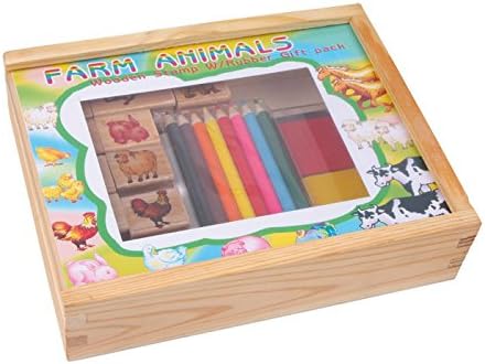 Set di timbri Animali della Fattoria