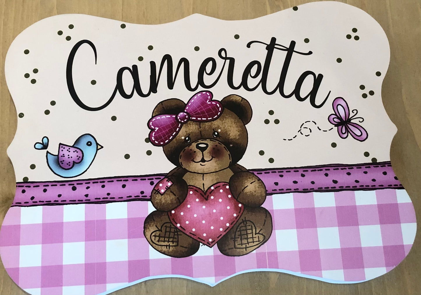 targhette da appoggio o da appendere