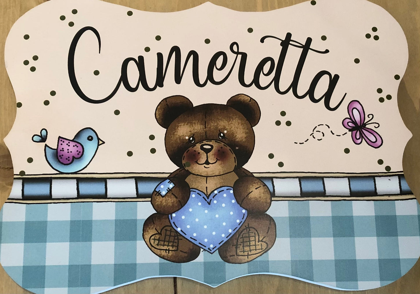 targhette da appoggio o da appendere