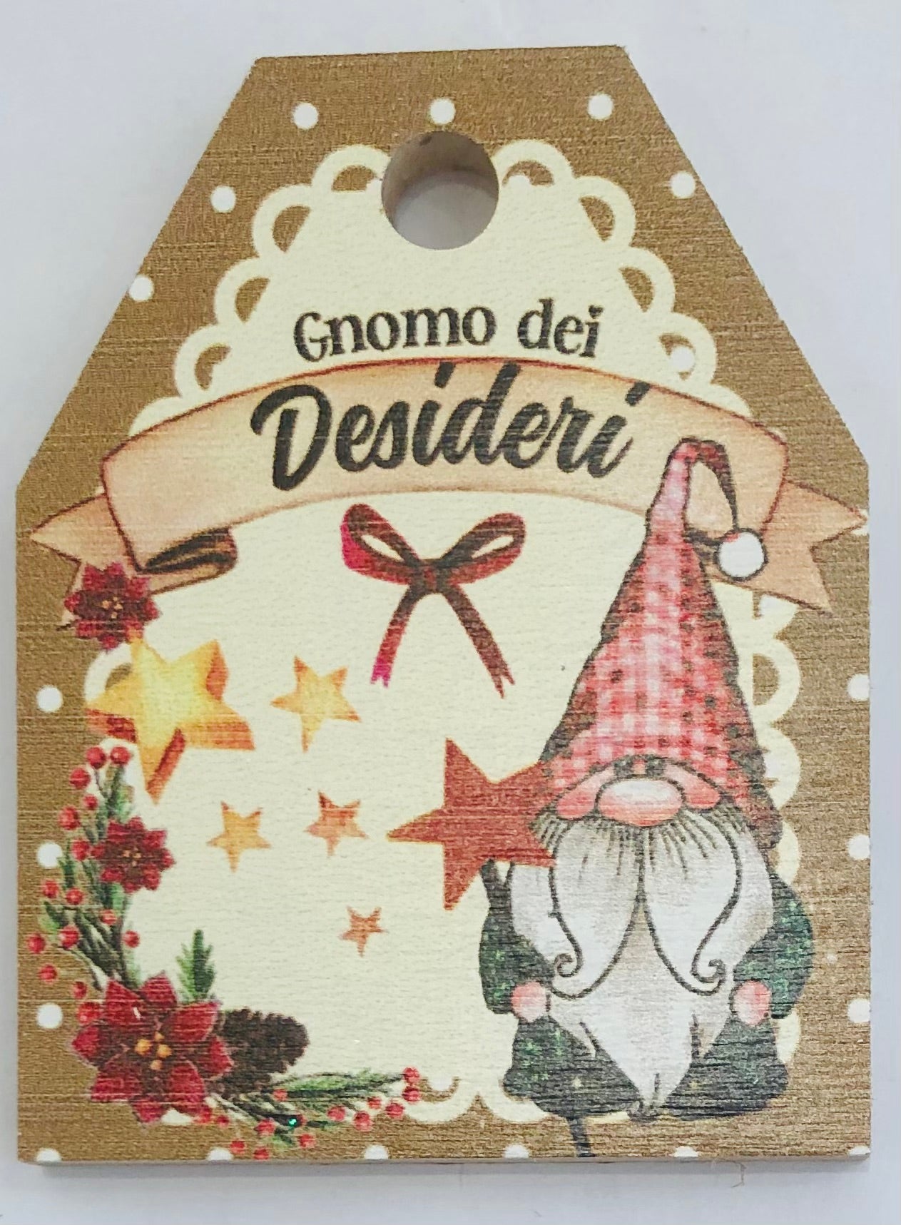 targhette in legno gnomi