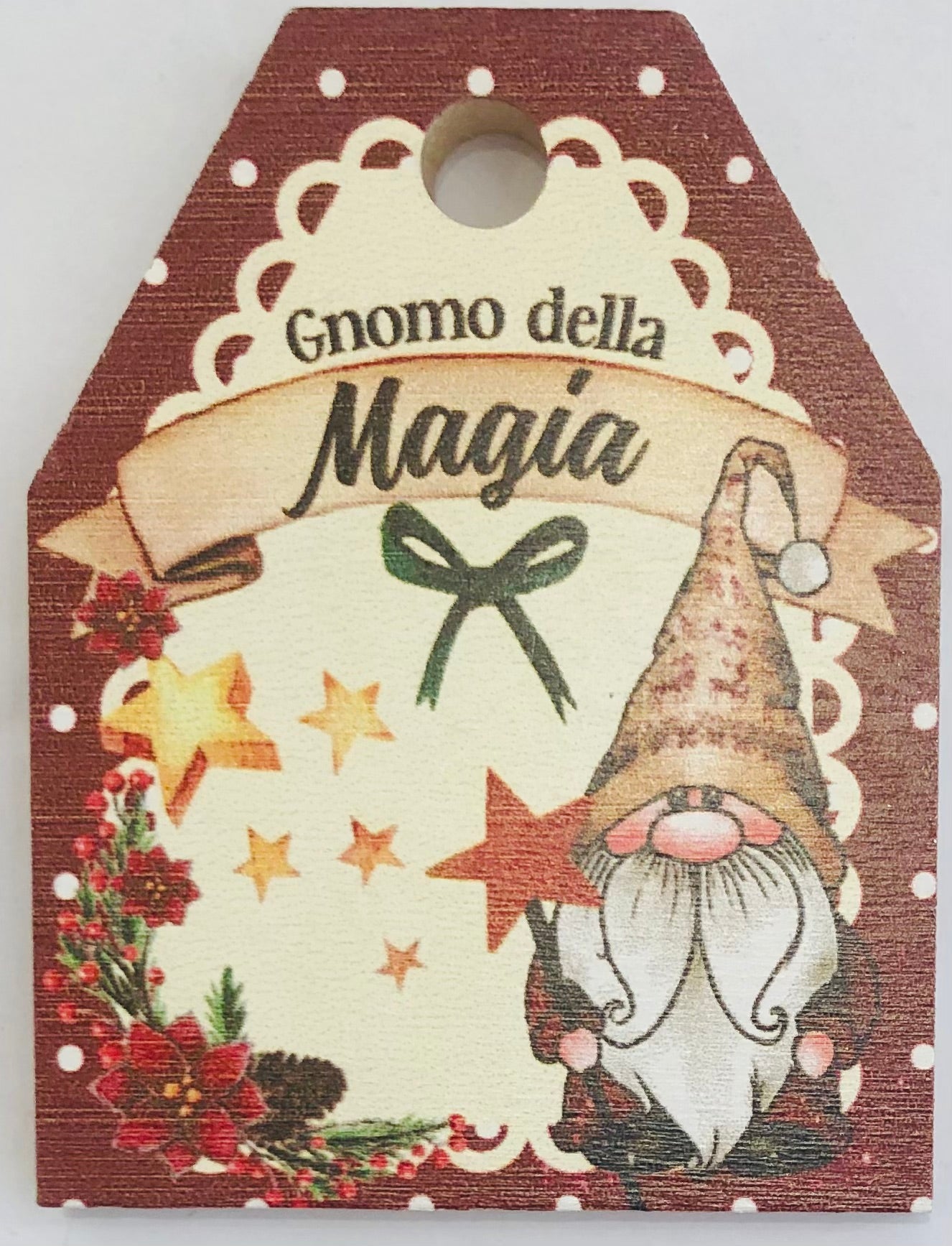 targhette in legno gnomi