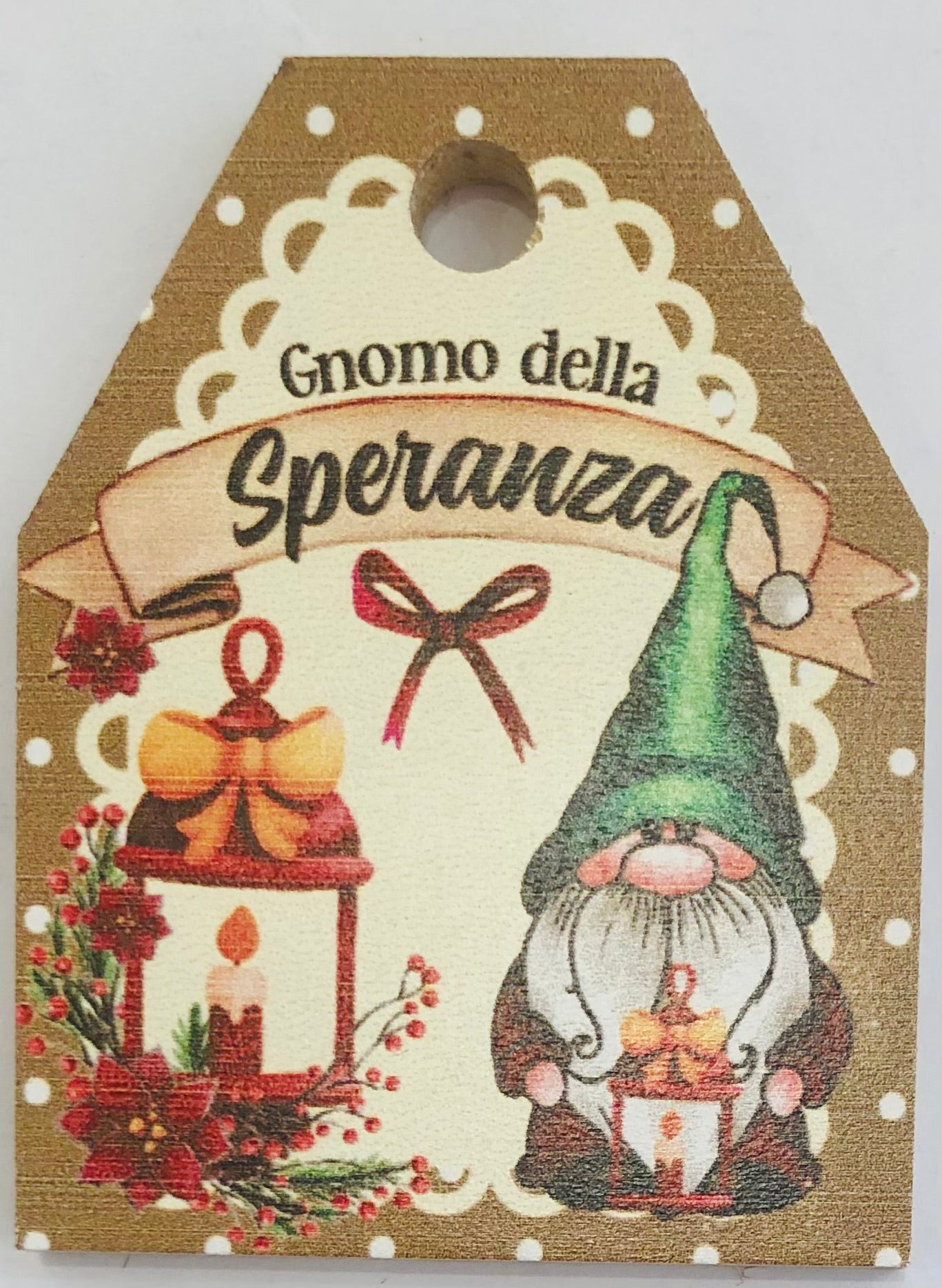 targhette in legno gnomi