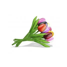 mazzi composti da 9 tulipani  in legno 35cm (SU ORDINAZIONE)