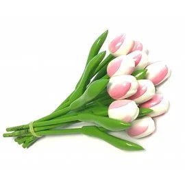 mazzi composti da 9 tulipani  in legno 35cm (SU ORDINAZIONE)