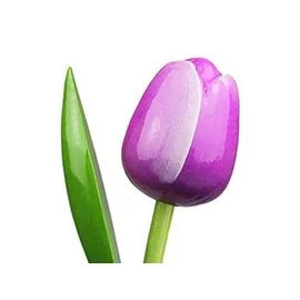 tulipani in legno singoli cm 34