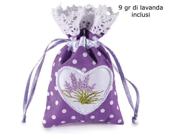 Sacchetto profumatore per armadi con Lavanda 100% naturale