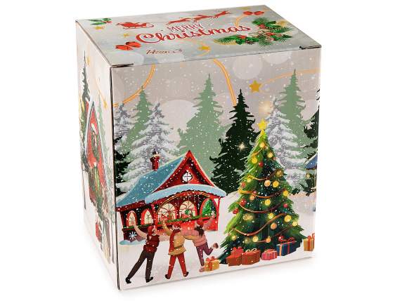 Tazze natalizie in porcellana in scatola regalo