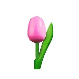 tulipani in legno singoli cm 20