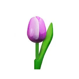 tulipani in legno singoli cm 20