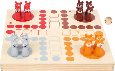 gioco a dadi legno "non ti arrabbiare"