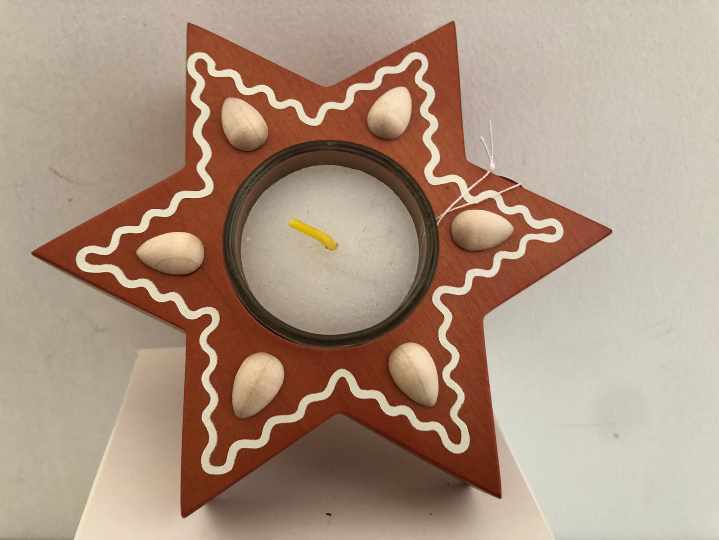 porta candele stella