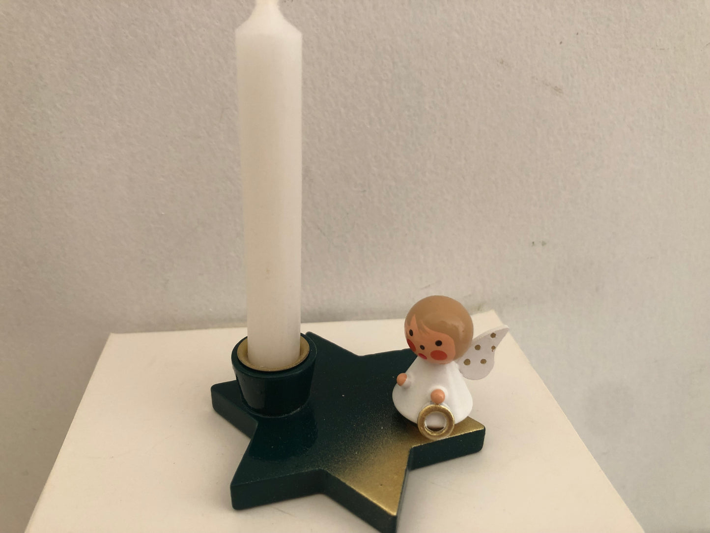 porta candele angelo su stella